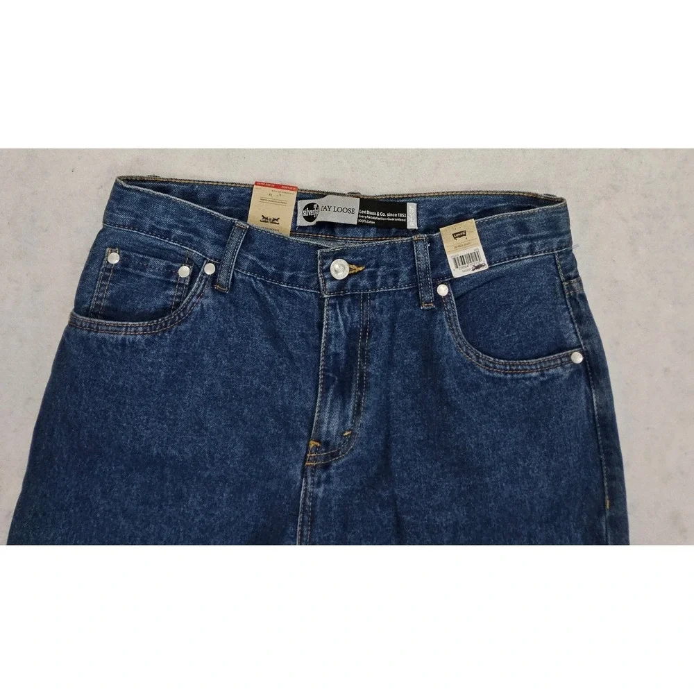 Levis SilverTab Jeans Women 8 29 NEW Stay Loose Straight Leg  Boyfriend Baggy